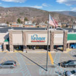 Spartan Square Kroger storefront situated in the hills of Salem, Virginia.