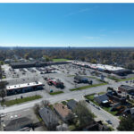 Linwood Square aerial view 10th Street and N Linwood Ave