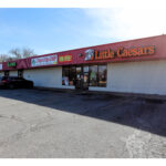 Linwood Square, Vaden's Firearms & Ammunition, Eyes by India, IVape eCigs Indy, and Little Caesars