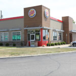 Burger King storefront at Crawfordsville Square.